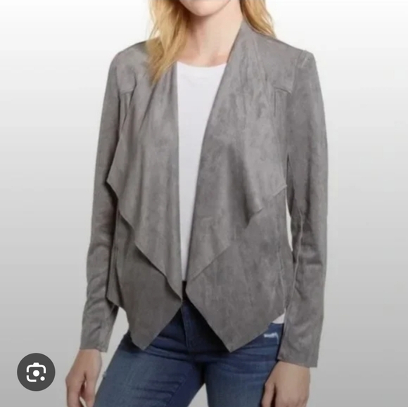 Kut from the Kloth Gray Draped Blazer - Picture 1 of 10